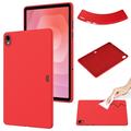 Coque Samsung Galaxy Tab S11 en silicone liquide - Rouge