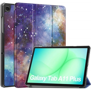 Étui Smart Folio Samsung Galaxy Tab A11+ Tri-Fold Series - Galaxie