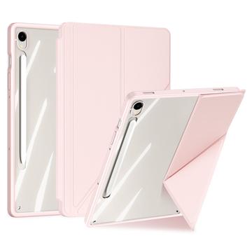 Étui détachable 2-en-1 Folio Samsung Galaxy Tab S10 FE/S9 FE/S9 Dux Ducis Magi - Rose