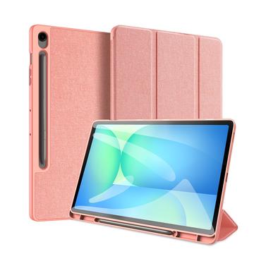 Étui à Rabat Samsung Galaxy Tab S10 FE+ Smart Tri-Fold Dux Ducis Domo - Rose