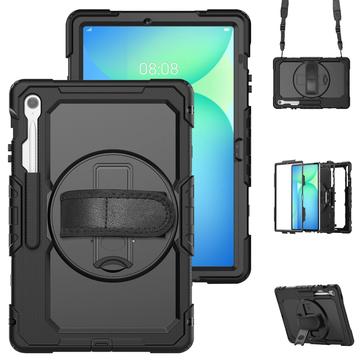 Étui hybride Tech-Protect Solid360 Samsung Galaxy Tab S10 FE+ avec courroie - Noir