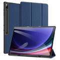 Étui à Rabat Samsung Galaxy Tab S10 Ultra Smart Tri-Fold Dux Ducis Domo - Bleu