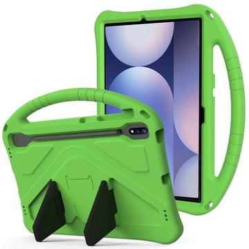 Coque Samsung Galaxy Tab S10+ Antichoc Portative pour Enfants - Verte