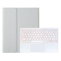 Étui clavier Bluetooth Samsung Galaxy Tab S11 Ultra avec pavé tactile - Gris