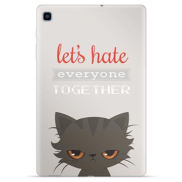 Coque Samsung Galaxy Tab S6 Lite 2020/2022/2024 en TPU - Chat en Colère