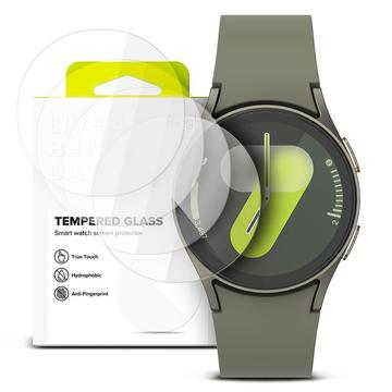 Protecteur d’Écran Samsung Galaxy Watch 4/5/6/7 en Verre Trempé - Ringke TG - 44mm - 4 Pcs. - Clair