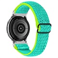 Bracelet de Montre Tricoté Samsung Galaxy Watch4/Watch4 Classic/Watch5/Watch6/Watch FE/Watch7 - Jaune / Vert