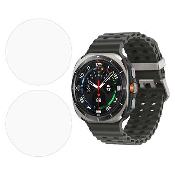 Protecteur d’Écran Samsung Galaxy Watch8 Classic en Verre Trempé - 2 Pièces - 46mm - Clair