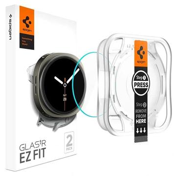 Protecteur d\'Écran Samsung Galaxy Watch8 Spigen Glas.tR Ez Fit - 40mm
