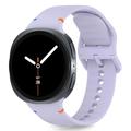 Bracelet en silicone Samsung Galaxy Watch8/Watch8 Classic Tech-Protect - 40mm/44mm/46mm - Violet élégant