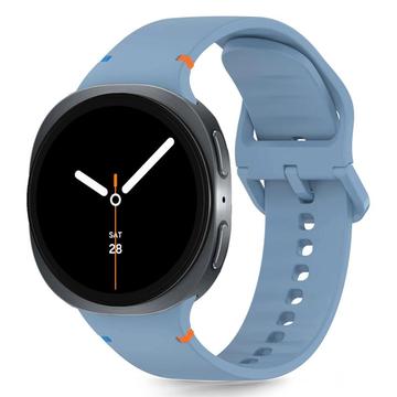 Bracelet en silicone Samsung Galaxy Watch8/Watch8 Classic Tech-Protect - 40mm/44mm/46mm - Azur Clair