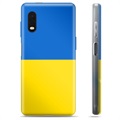 Coque Samsung Galaxy Xcover Pro en TPU Drapeau Ukraine - Jaune et bleu clair