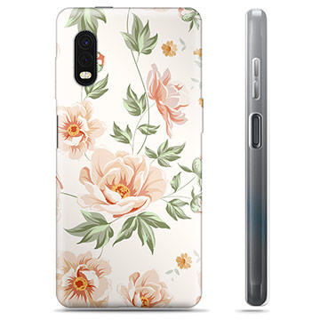 Coque Samsung Galaxy Xcover Pro en TPU - Motif Floral