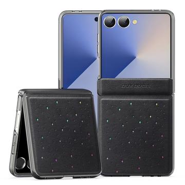 Étui à motif étoile Samsung Galaxy Z Flip7 Dux Ducis Stex - Noir