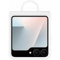 Coque Samsung Galaxy Z Flip7 FE en Silicone avec Anneau EF-PF741TWEGWW - Blanche