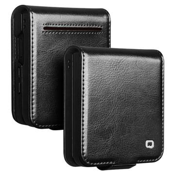 Etui Portefeuille Samsung Galaxy Z Flip7 en Cuir Qialino Classic