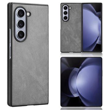 Coque Samsung Galaxy Z Fold6 en Plastique avec Revêtement - Gris