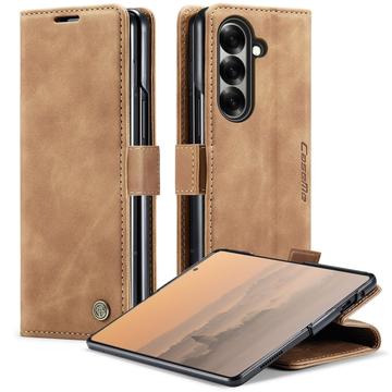 Étui Portefeuille Samsung Galaxy Z Fold7 Caseme Série 013 - Marron