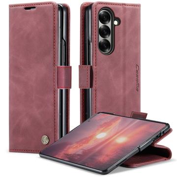Étui Portefeuille Samsung Galaxy Z Fold7 Caseme Série 013 - Bordeaux