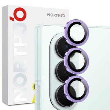 Kit de protection de l\'objectif de l\'appareil photo Samsung Galaxy Z Fold7 Northjo - Violet