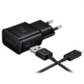 Chargeur de Voyage Rapide USB-C Samsung EP-TA200EBE / EP-TA20EB - (Emballage ouvert - Acceptable) - Noir