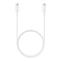 Samsung Câble USB-C / USB-C EP-DN975BWE - 1m, 5A - En vrac - Blanc