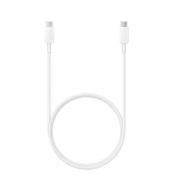 Samsung Câble USB-C / USB-C EP-DW767JWE - 3A, 1.8m - En vrac - Blanc