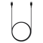 Câble USB-C / USB-C EP-DX310JBE Samsung - 3A, 1.8m - En vrac - Noir