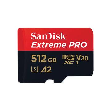 Carte mémoire SanDisk Extreme Pro microSDXC SDSQXCD-512G-GN6MA