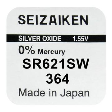 Pile à l\'oxyde d\'argent Seizaiken 364 SR621SW - 1.55V