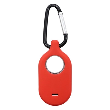 Étui Samsung Galaxy SmartTag 2 en Silicone avec Porte-clés - Rouge