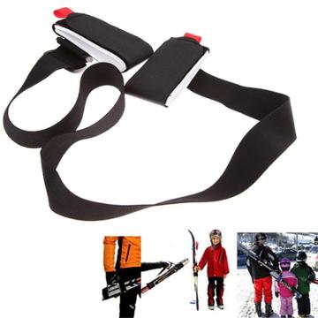 Porte-ski / Bande de fixation en nylon ajustable pour le portage à l\'épaule et à la main