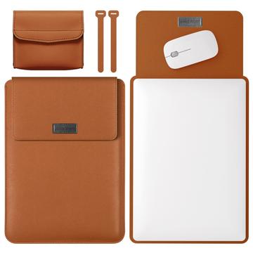 Manchon de protection universelle Slim Fit 3-en-1 pour Tablet/Laptops - 13" - Marron