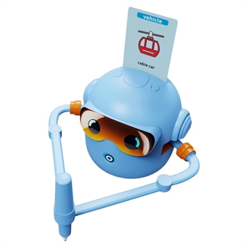 Robot dessinateur intelligent pour enfants avec 100 cartes de dessin - Bleu