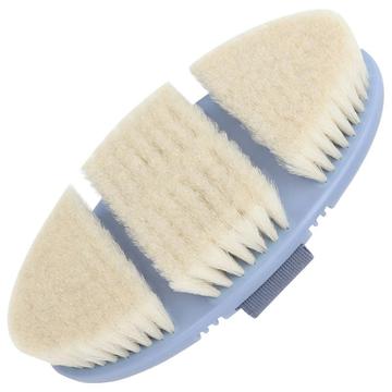 Brosse de toilettage pour chevaux douce au toucher - poils en laine