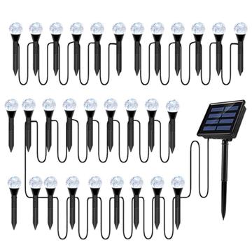 Boule de Lumière Solaire pour Jardin - 30 Pcs.