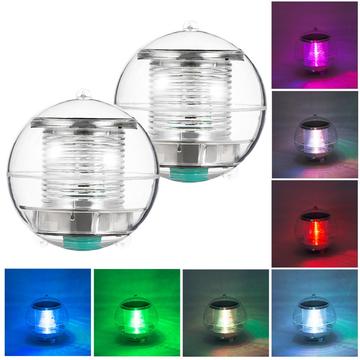 Lampes LED solaires flottantes à boule - 2 Pcs.