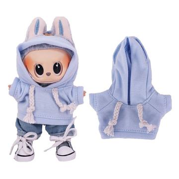 Sweat à capuche pour mini-figure Labubu 17cm - Violet