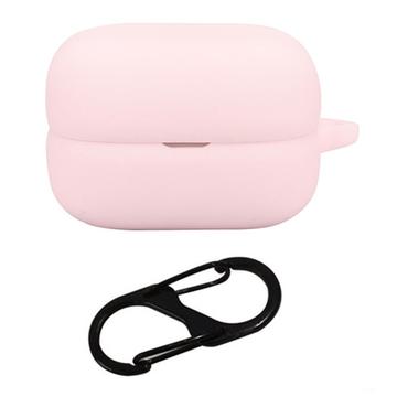 Étui Sony LinkBuds Open en Silicone avec Mousqueton - Rose