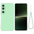 Coque Sony Xperia 1 VI en Silicone Liquide - Verte