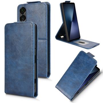 Étui à rabat vertical Sony Xperia 1 VII avec support - Bleu foncé