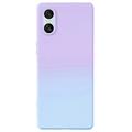 Coque Sony Xperia 10 VI en TPU Ombre - Violete / Bleue