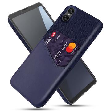 Coque Sony Xperia 10 VII avec Porte-Cartes KSQ - Bleue