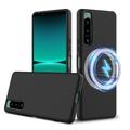 Coque Sony Xperia 5 IV en Silicone Liquide - Compatible MagSafe - Noire