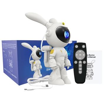 Lapin de l\'espace Projecteur LED de ciel étoilé - Blanc