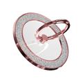 Porte-bague magnétique étincelant - Compatible MagSafe - Or rose