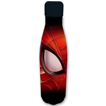 Bouteille d\'eau en acier inoxydable / Bouteille thermique Spider-Man - 500ml - Rouge / Noir