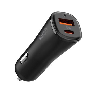 Spigen EV482 ArcStation Essential Car Charger 48W - USB-C, USB-A - Noir