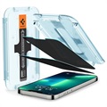 Protecteur d'Écran iPhone 13 Pro Max Spigen Glas.tR Ez Fit Privacy - 2 Pièces