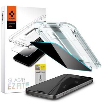 Protecteur d\'Écran iPhone 15 Pro Max Spigen Glas.tR Ez Fit Privacy